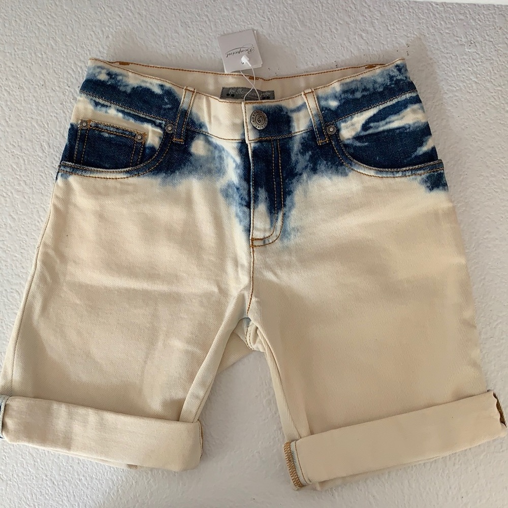NWT Bonpoint girls denim shorts size 6